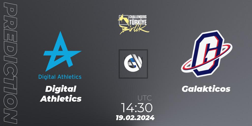 Pronóstico Digital Athletics - Galakticos. 19.02.2024 at 14:30, VALORANT, VALORANT Challengers 2024 Turkey: Birlik Split 1