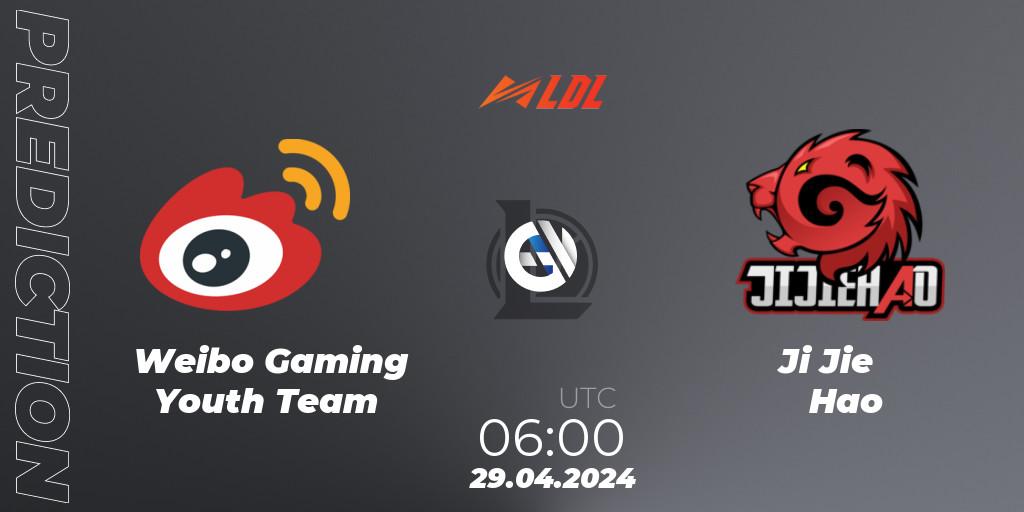 Pronóstico Weibo Gaming Youth Team - Ji Jie Hao. 29.04.2024 at 06:00, LoL, LDL 2024 - Stage 2