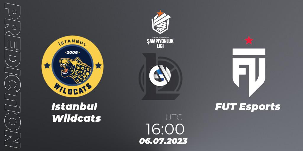 Pronóstico Istanbul Wildcats - FUT Esports. 06.07.2023 at 16:00, LoL, TCL Summer 2023 - Group Stage