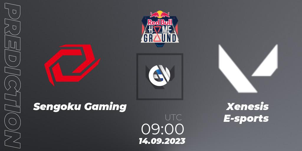 Pronóstico Sengoku Gaming - Xenesis E-sports. 14.09.2023 at 09:00, VALORANT, Red Bull Home Ground #4 - Japanese Qualifier