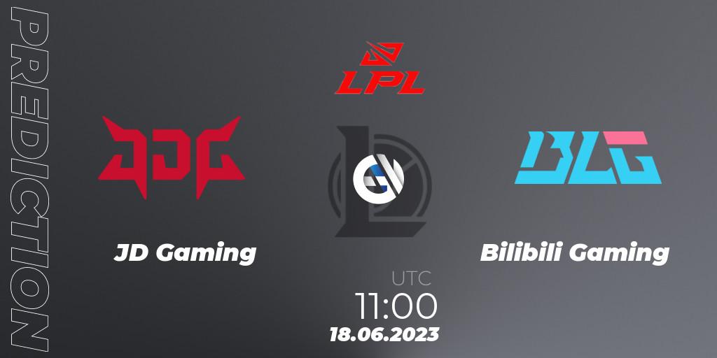 Pronóstico JD Gaming - Bilibili Gaming. 18.06.23, LoL, LPL Summer 2023 Regular Season