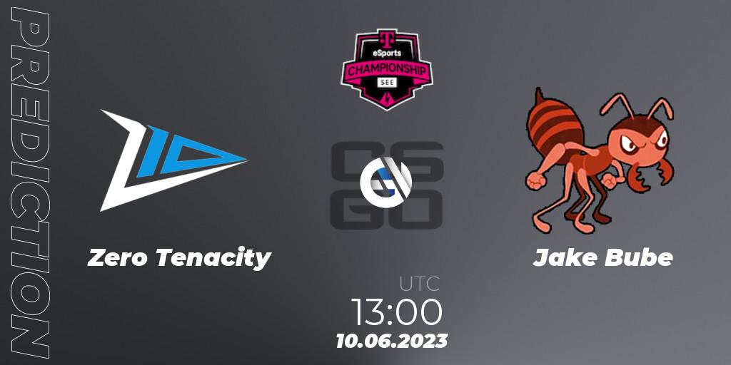 Pronóstico Zero Tenacity - Jake Bube. 10.06.23, CS2 (CS:GO), Telekom Esports Championship Zagreb 2023 Finals