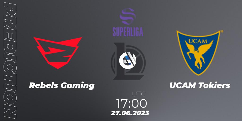 Pronóstico Rebels Gaming - UCAM Esports Club. 27.06.2023 at 16:00, LoL, Superliga Summer 2023 - Group Stage