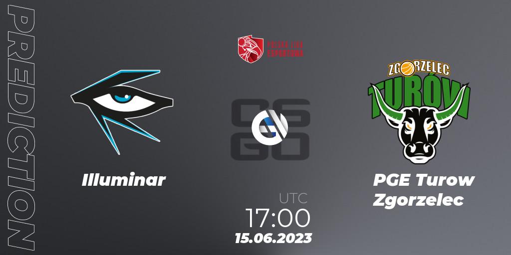 Pronóstico Illuminar - PGE Turow Zgorzelec. 15.06.2023 at 17:20, Counter-Strike (CS2), Polish Esports League 2023 Split 2