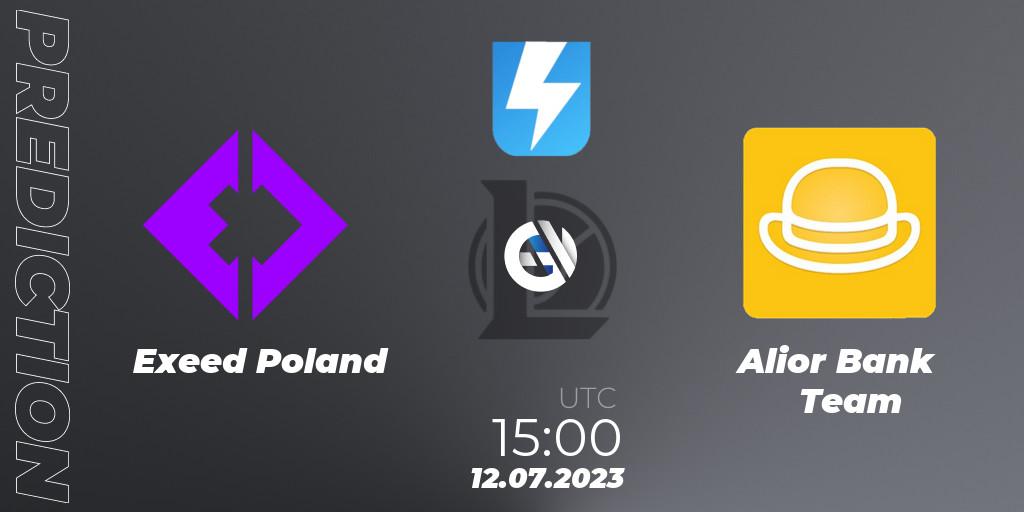 Pronóstico Exeed Poland - Alior Bank Team. 20.06.2023 at 16:00, LoL, Ultraliga Season 10 2023 Regular Season