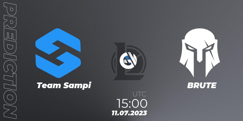 Pronóstico Team Sampi - BRUTE. 16.06.2023 at 15:00, LoL, Hitpoint Masters Summer 2023 - Group Stage