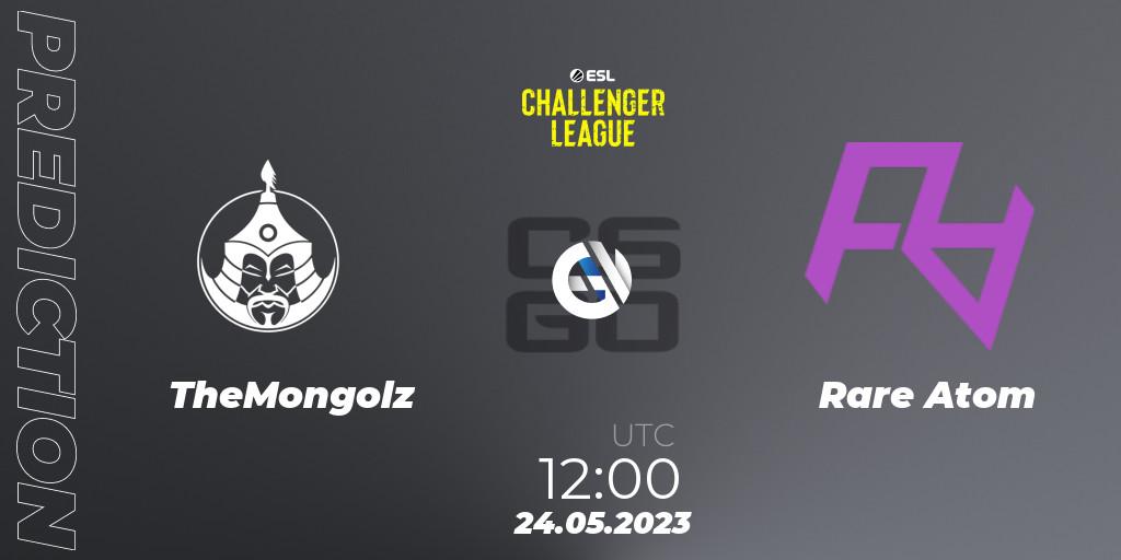 Pronóstico TheMongolz - Rare Atom. 24.05.2023 at 12:00, Counter-Strike (CS2), ESL Challenger League Season 45: Asia-Pacific