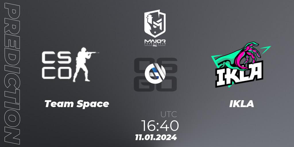 Pronóstico Team Space - IKLA. 11.01.24, CS2 (CS:GO), PGL CS2 Major Copenhagen 2024 Europe RMR Open Qualifier 2