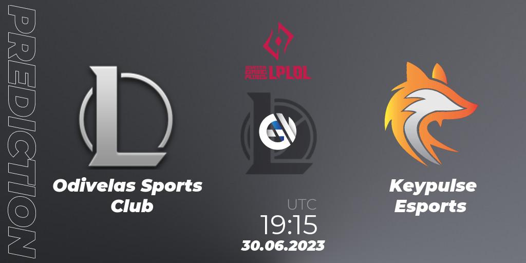 Pronóstico Odivelas Sports Club - Keypulse Esports. 30.06.2023 at 19:15, LoL, LPLOL Split 2 2023 - Group Stage