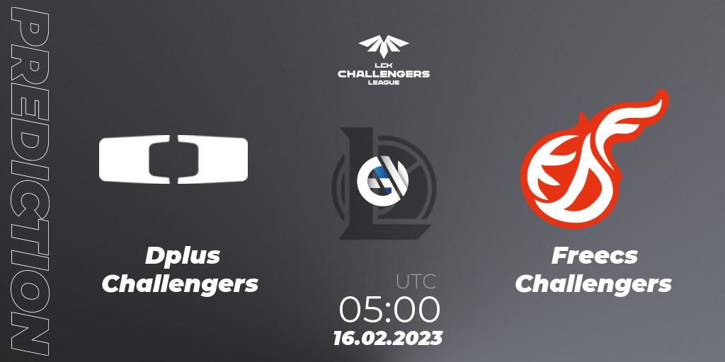 Pronóstico Dplus Challengers - Freecs Challengers. 16.02.2023 at 05:00, LoL, LCK Challengers League 2023 Spring