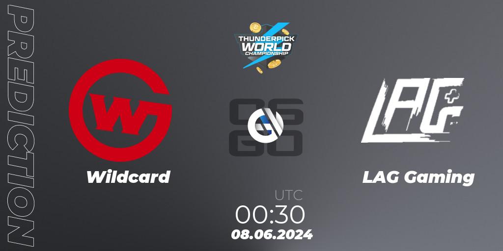 Pronóstico Wildcard - LAG Gaming. 08.06.2024 at 00:30, Counter-Strike (CS2), Thunderpick World Championship 2024: North American Series #2