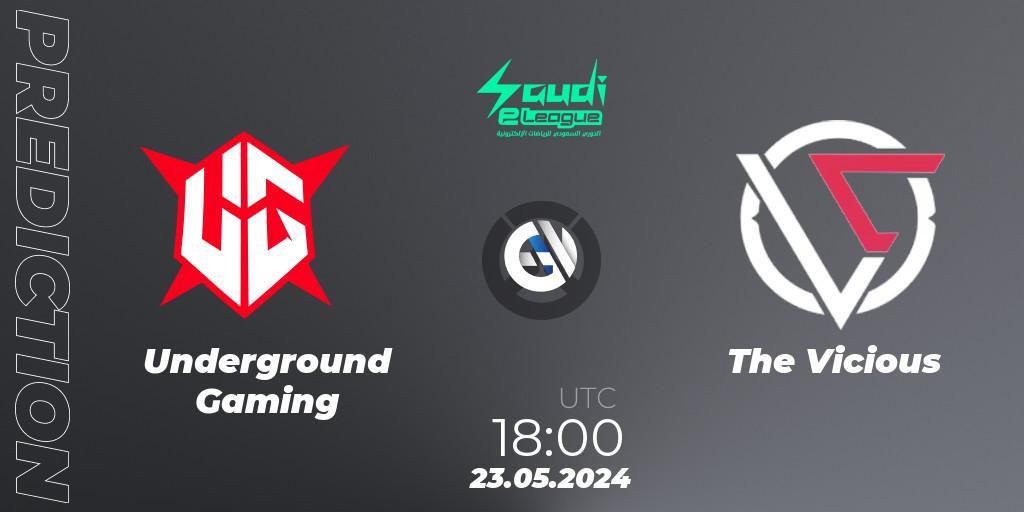 Pronóstico Underground Gaming - The Vicious. 23.05.2024 at 18:00, Overwatch, Saudi eLeague 2024 - Major 2 Phase 2