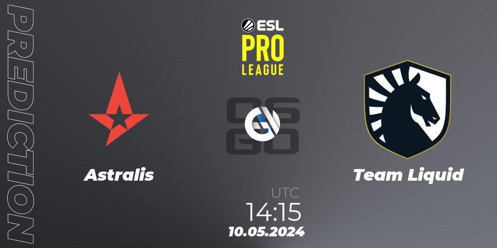 Pronóstico Astralis - Team Liquid. 10.05.24, CS2 (CS:GO), ESL Pro League Season 19