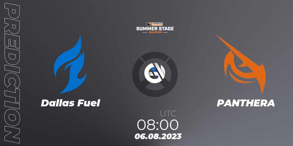 Pronóstico Dallas Fuel - PANTHERA. 06.08.2023 at 08:00, Overwatch, Overwatch League 2023 - Summer Stage Qualifiers