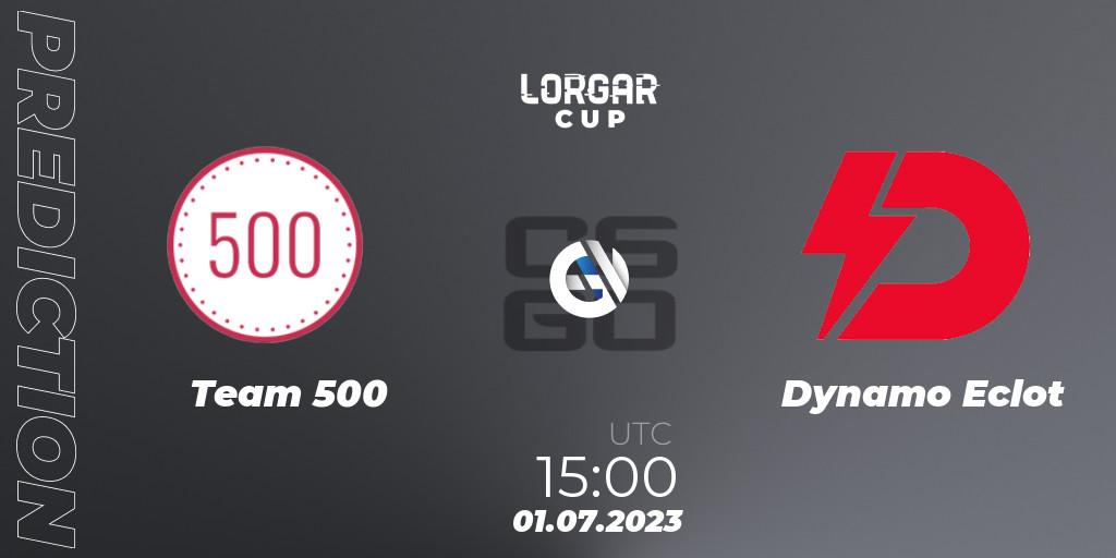 Pronóstico Team 500 - Dynamo Eclot. 01.07.23, CS2 (CS:GO), Lorgar Cup
