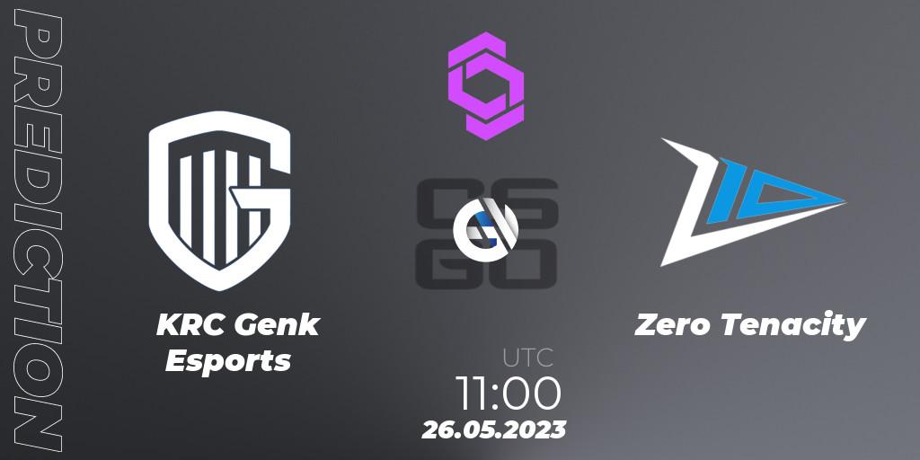 Pronóstico KRC Genk Esports - Zero Tenacity. 26.05.2023 at 11:00, Counter-Strike (CS2), CCT West Europe Series 4 Closed Qualifier
