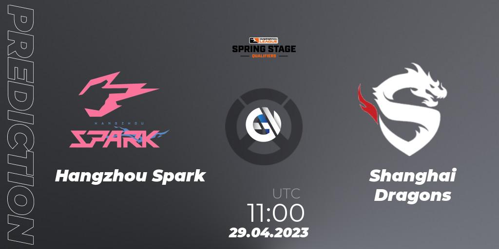 Pronóstico Hangzhou Spark - Shanghai Dragons. 29.04.2023 at 12:00, Overwatch, OWL Stage Qualifiers Spring 2023 West