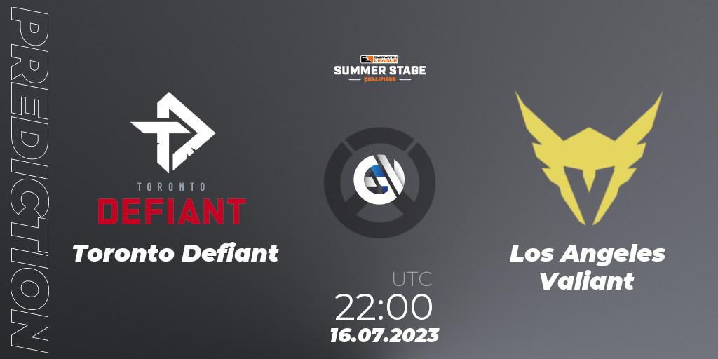 Pronóstico Toronto Defiant - Los Angeles Valiant. 16.07.23, Overwatch, Overwatch League 2023 - Summer Stage Qualifiers