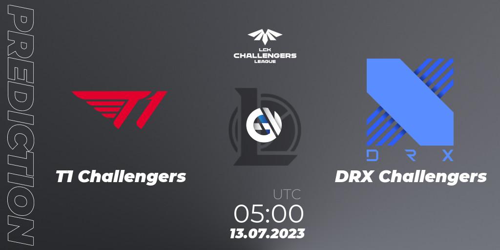 Pronóstico T1 Challengers - DRX Challengers. 13.07.23, LoL, LCK Challengers League 2023 Summer - Group Stage