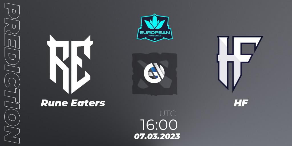 Pronóstico Rune Eaters - HF. 07.03.2023 at 16:20, Dota 2, European Pro League Season 7