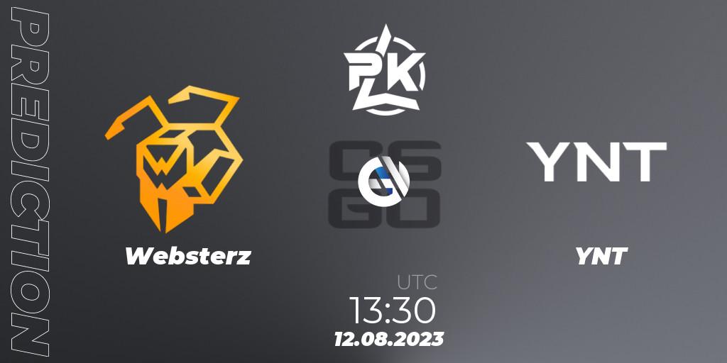Pronóstico Websterz - YNT. 12.08.2023 at 14:30, Counter-Strike (CS2), Russian Cybersport League 2023
