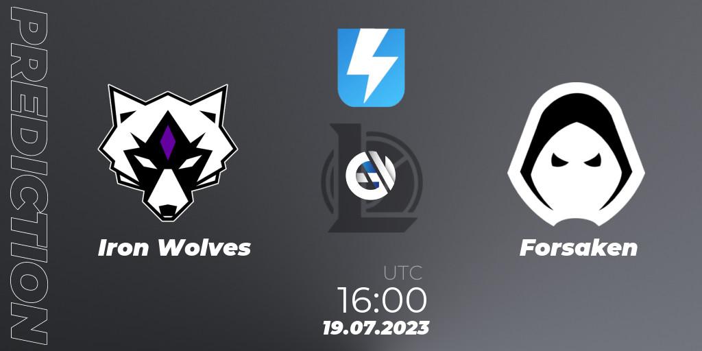 Pronóstico Iron Wolves - Forsaken. 14.06.2023 at 18:00, LoL, Ultraliga Season 10 2023 Regular Season