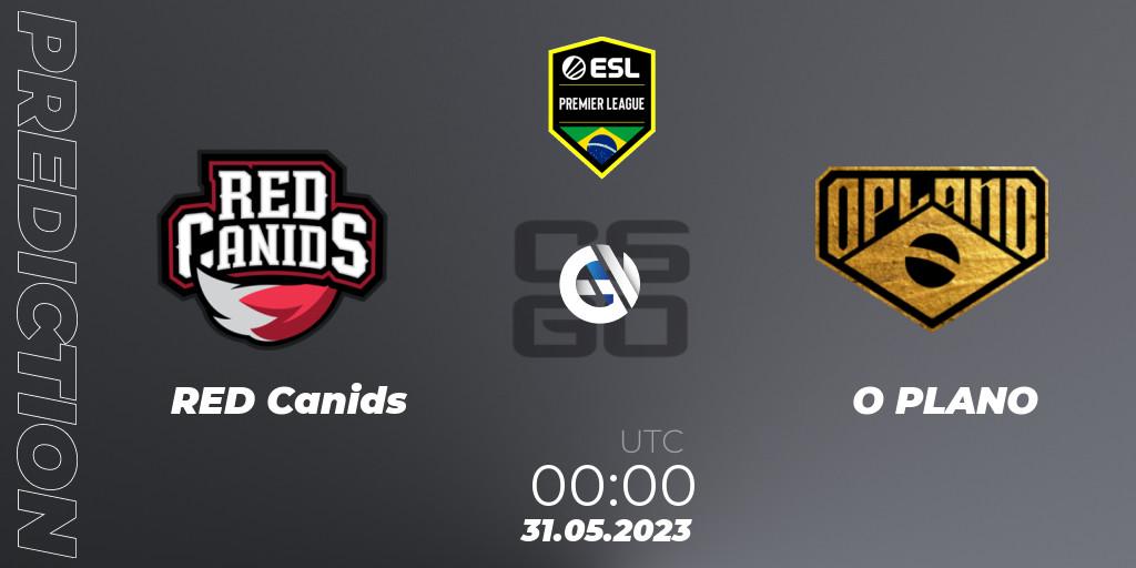 Pronóstico RED Canids - O PLANO. 31.05.2023 at 00:45, Counter-Strike (CS2), ESL Brasil Premier League Season 14