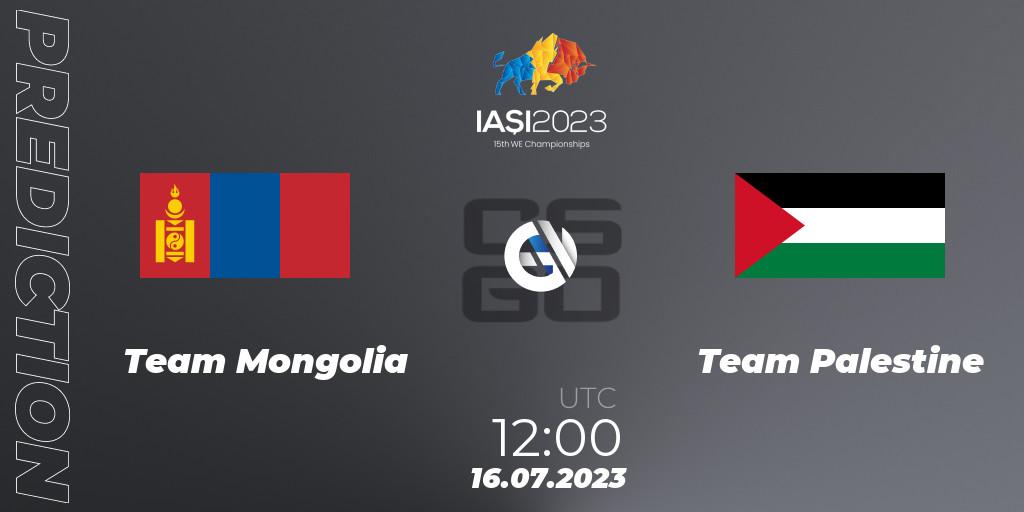 Pronóstico Team Mongolia - Team Palestine. 16.07.23, CS2 (CS:GO), IESF Asian Championship 2023