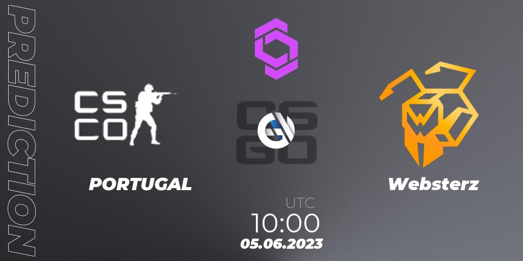 Pronóstico PORTUGAL - Websterz. 05.06.2023 at 10:00, Counter-Strike (CS2), CCT West Europe Series 4