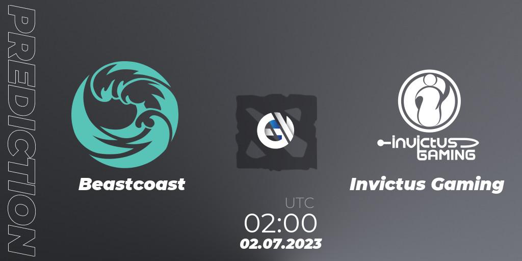 Pronóstico Beastcoast - Invictus Gaming. 02.07.2023 at 02:40, Dota 2, Bali Major 2023 - Group Stage