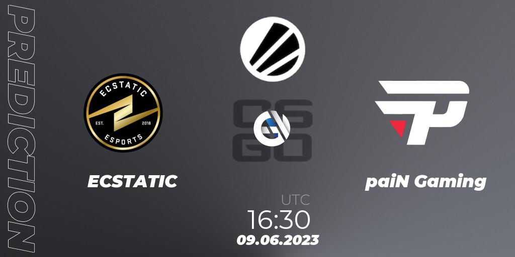 Pronóstico ECSTATIC - paiN Gaming. 09.06.23, CS2 (CS:GO), ESL Challenger Katowice 2023