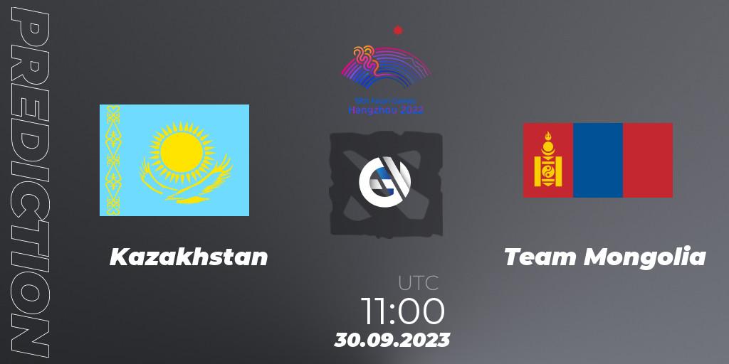 Pronóstico Kazakhstan - Team Mongolia. 30.09.23, Dota 2, 2022 Asian Games