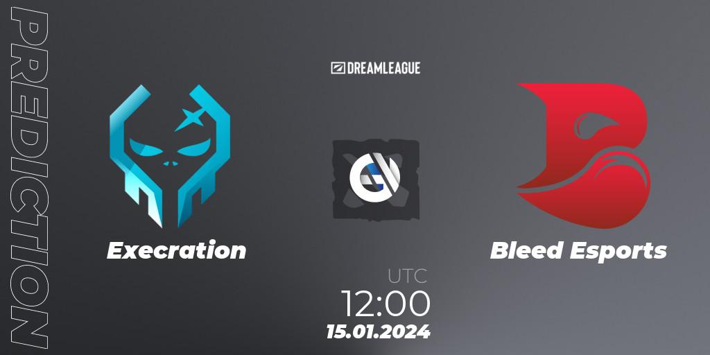 Pronóstico Execration - Bleed Esports. 15.01.2024 at 12:00, Dota 2, DreamLeague Season 22: Southeast Asia Closed Qualifier