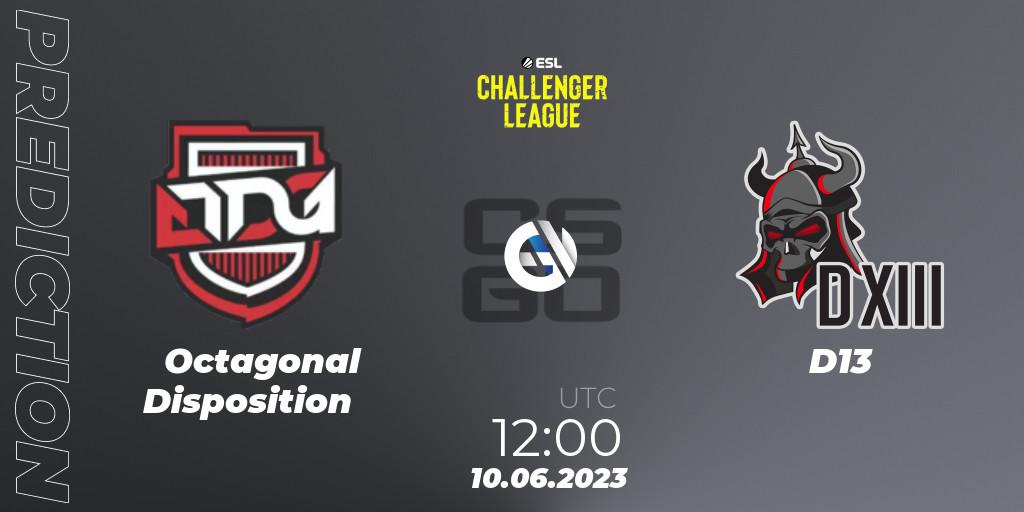 Pronóstico Octagonal Disposition - D13. 10.06.23, CS2 (CS:GO), ESL Challenger League Season 45 Relegation: Asia-Pacific