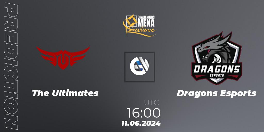 Pronóstico The Ultimates - Dragons Esports. 11.06.2024 at 16:00, VALORANT, VALORANT Challengers 2024 MENA: Resilience Split 2 - GCC and Iraq