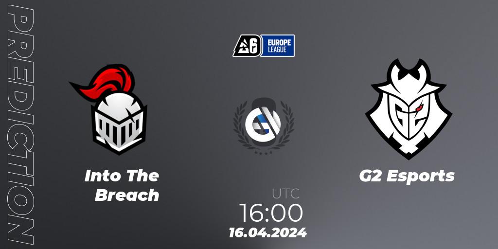 Pronóstico Into The Breach - G2 Esports. 16.04.24, Rainbow Six, Europe League 2024 - Stage 1