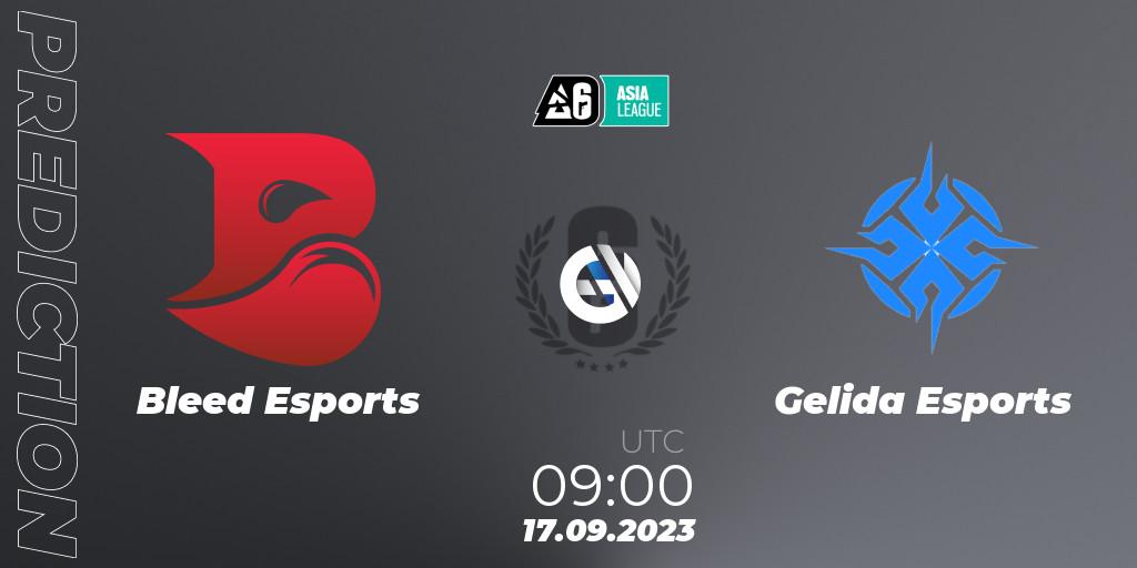 Pronóstico Bleed Esports - Gelida Esports. 17.09.2023 at 09:00, Rainbow Six, SEA League 2023 - Stage 2