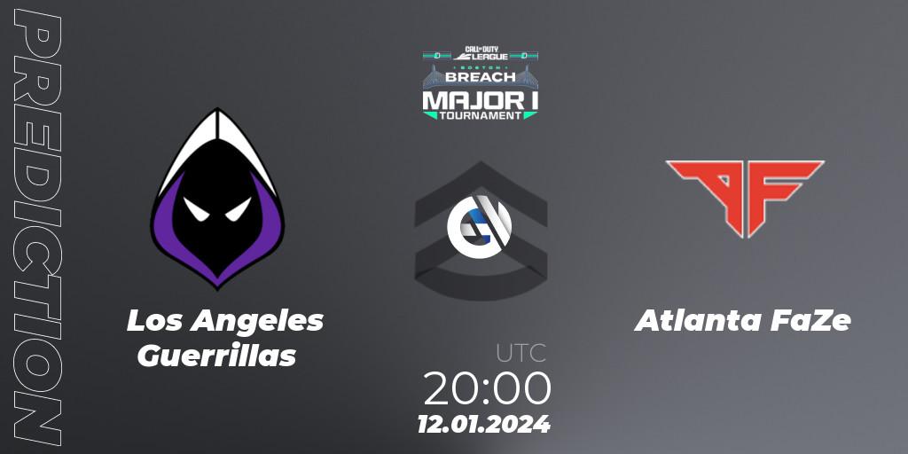 Pronóstico Los Angeles Guerrillas - Atlanta FaZe. 12.01.2024 at 20:00, Call of Duty, Call of Duty League 2024: Stage 1 Major Qualifiers