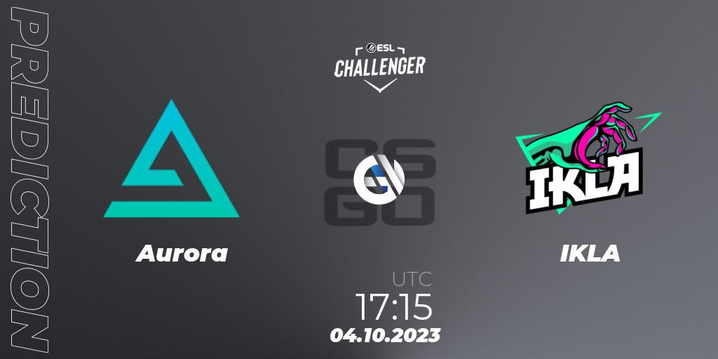 Pronóstico Aurora - IKLA. 04.10.2023 at 17:15, Counter-Strike (CS2), ESL Challenger at DreamHack Winter 2023: European Open Qualifier