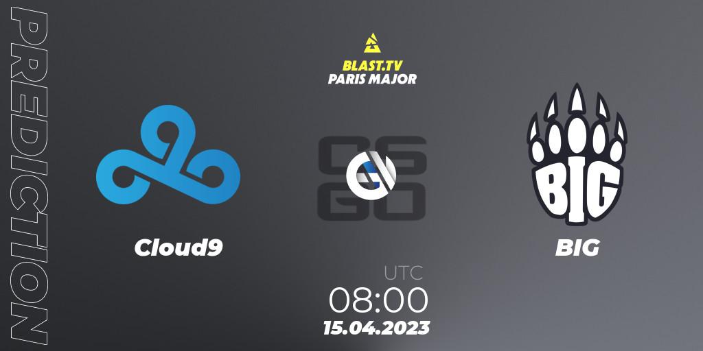 Pronóstico Cloud9 - BIG. 15.04.2023 at 08:00, Counter-Strike (CS2), BLAST.tv Paris Major 2023 Challengers Stage Europe Last Chance Qualifier