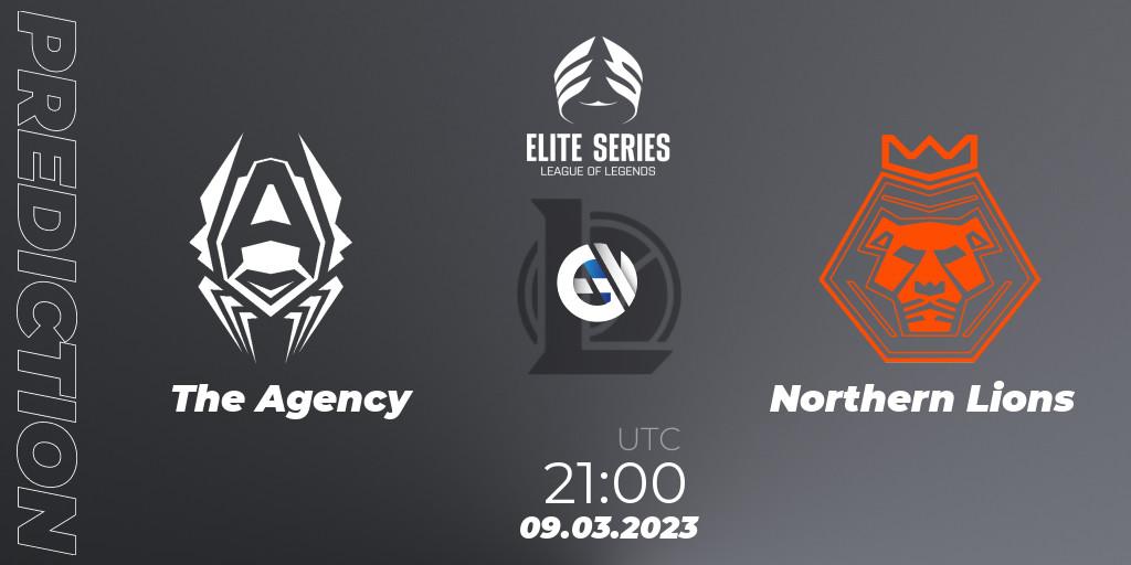 Pronóstico The Agency - Northern Lions. 14.02.23, LoL, Elite Series Spring 2023 - Group Stage