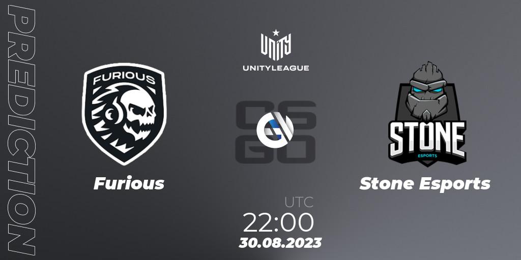 Pronóstico Furious - Stone Esports. 30.08.2023 at 22:00, Counter-Strike (CS2), LVP Unity League Argentina 2023