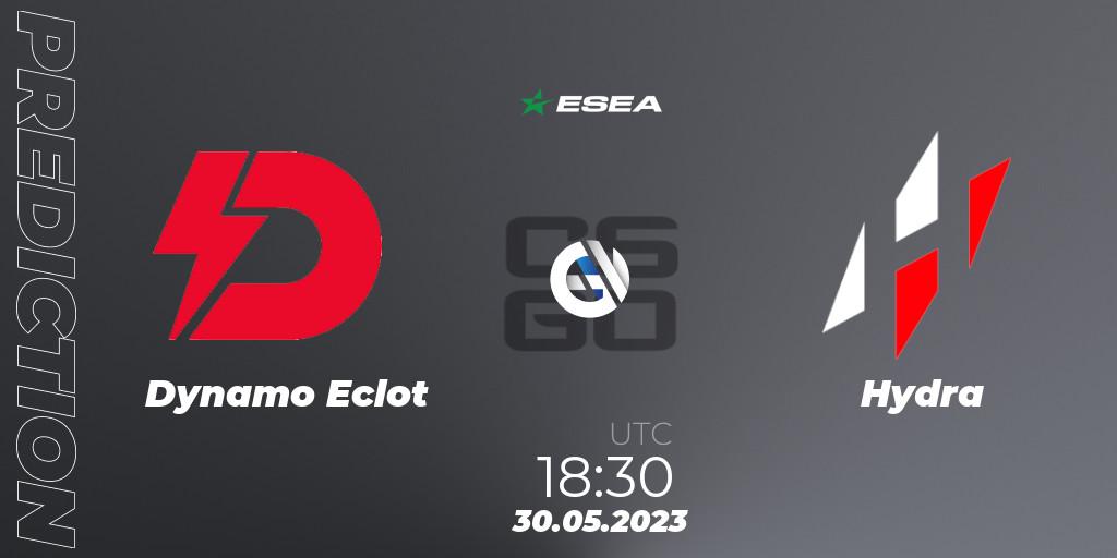Pronóstico Dynamo Eclot - Hydra. 30.05.2023 at 17:00, Counter-Strike (CS2), ESEA Advanced Season 45 Europe