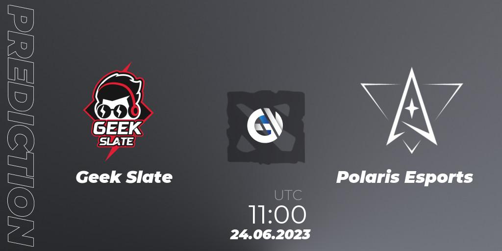 Pronóstico Geek Slate - Polaris Esports. 24.06.2023 at 11:05, Dota 2, 1XPLORE Asia #1
