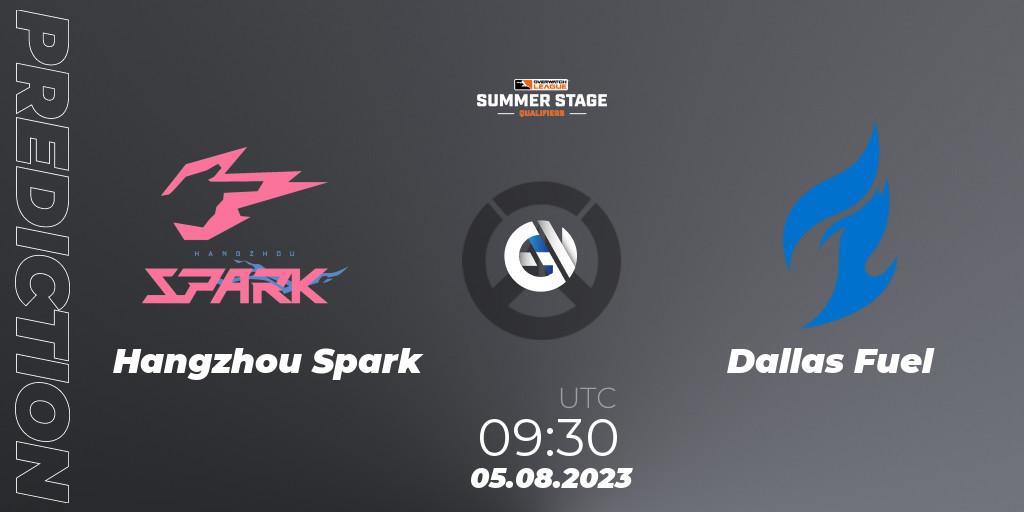 Pronóstico Hangzhou Spark - Dallas Fuel. 05.08.23, Overwatch, Overwatch League 2023 - Summer Stage Qualifiers