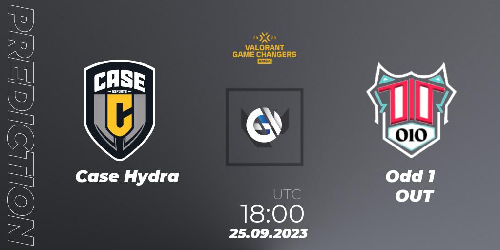 Pronóstico Case Hydra - Odd 1 OUT. 25.09.2023 at 18:00, VALORANT, VCT 2023: Game Changers EMEA Stage 3 - Group Stage
