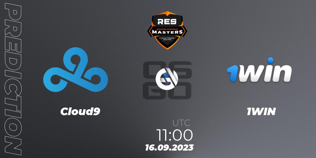 Pronóstico Cloud9 - 1WIN. 16.09.2023 at 11:00, Counter-Strike (CS2), RES Eastern European Masters: Fall 2023