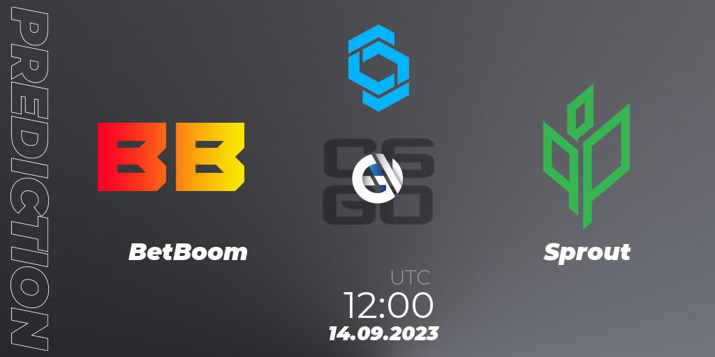 Pronóstico BetBoom - Sprout. 14.09.2023 at 12:00, Counter-Strike (CS2), CCT East Europe Series #2
