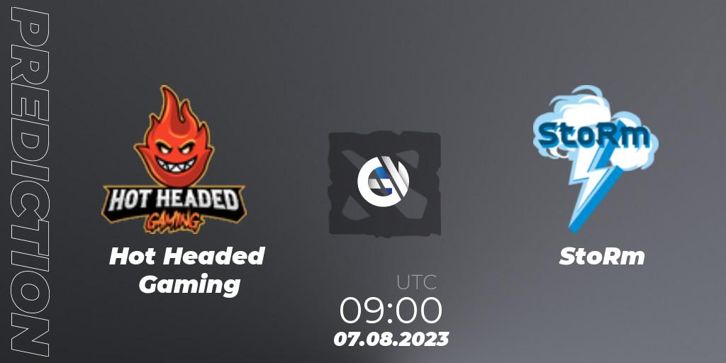 Pronóstico Hot Headed Gaming - StoRm. 07.08.2023 at 09:04, Dota 2, European Pro League Season 11