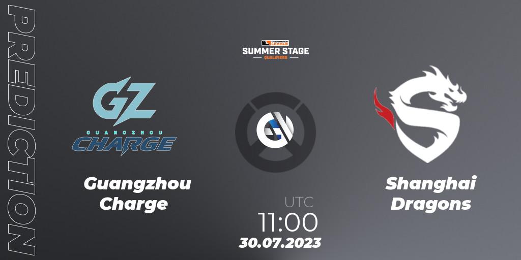 Pronóstico Guangzhou Charge - Shanghai Dragons. 30.07.23, Overwatch, Overwatch League 2023 - Summer Stage Qualifiers